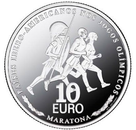 Португалия €10 Маратонът 2007 г