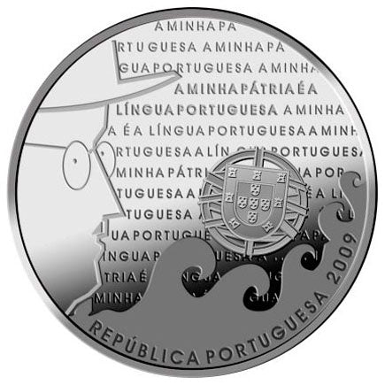Португалия €2,5 португалски език Доказателство 2009 г
