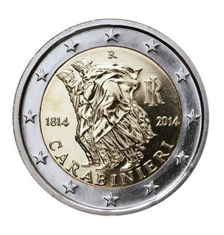 Италия 2€ Карабинери 2014г