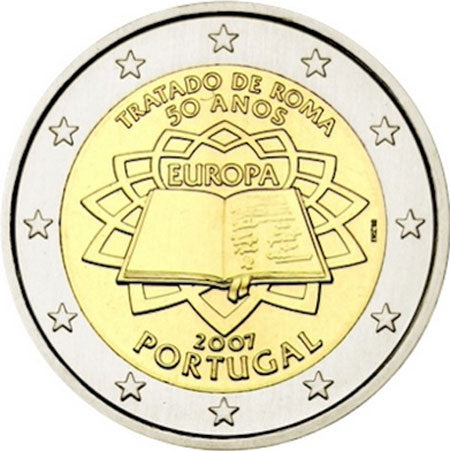 Португалия 2 € Договор от Рим 2007 г