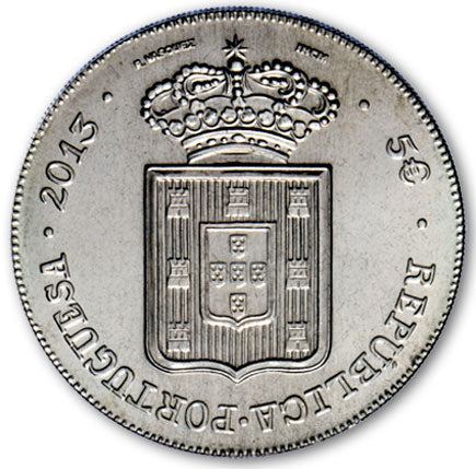 Португалия 5 € Обезглавяването на Д. Мария II 2013 г
