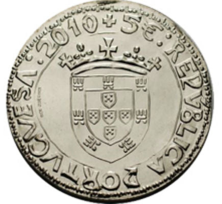 Португалия €5 O Justo, D. João II 2010