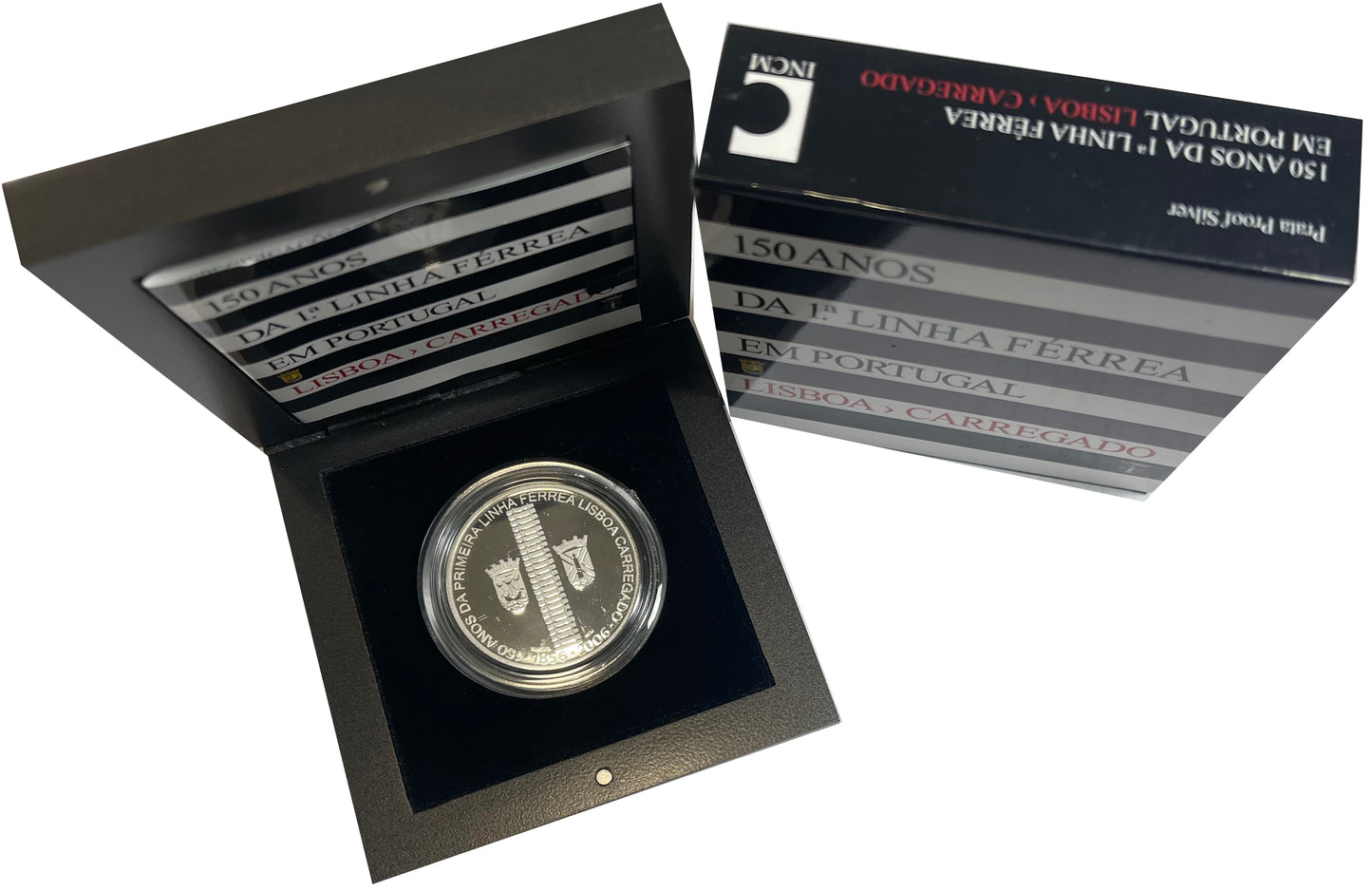 Португалия 8 € 150 години от 1-вата доказателствена железопътна линия 2006 г