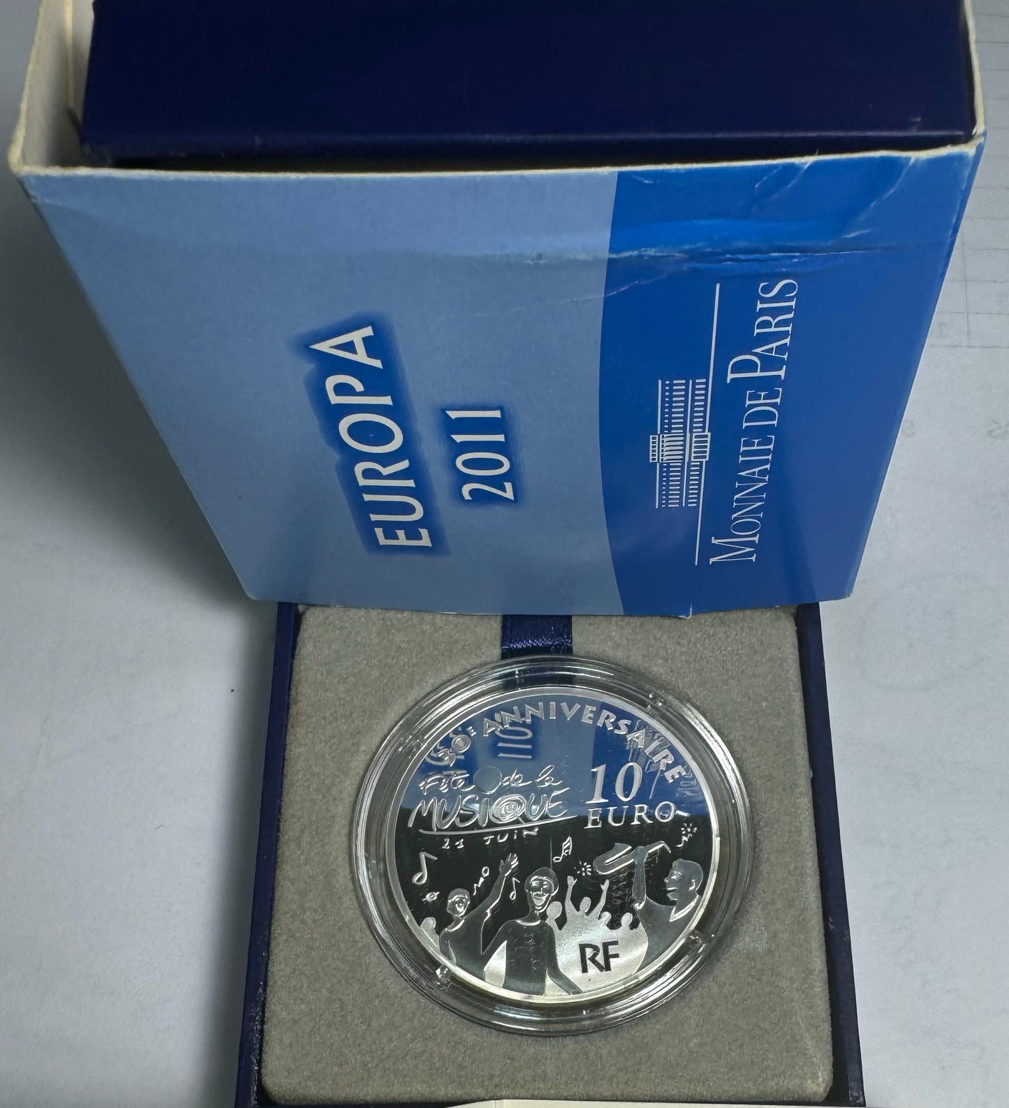 Франция 10 € Музикален фестивал Prata Proof 2011 г