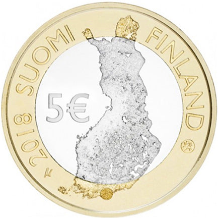 Финландия €5 Архипелагово море 2018 г