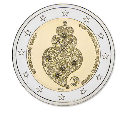 Португалия 2 € Олимпийски отбор 2016 BNC (наблюдения)