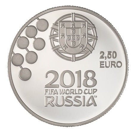 Португалия €2,50 Световно първенство по футбол Русия 2018 г