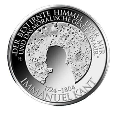 Германия €20 300-годишнина от рождението на Имануел Кант” Сребро 2024 г.
