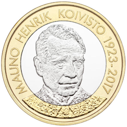 Финландия €5 Мауно Койвисто 2017 г