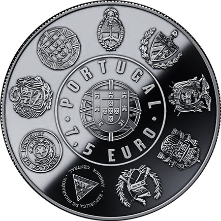 Португалия 7,50 € Пробно сребърно дърво 2017 г