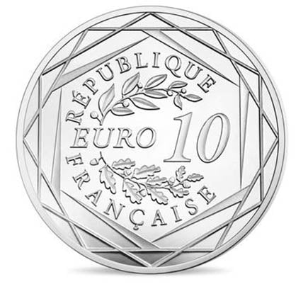 Франция €10 Огюст Роден 2017 г