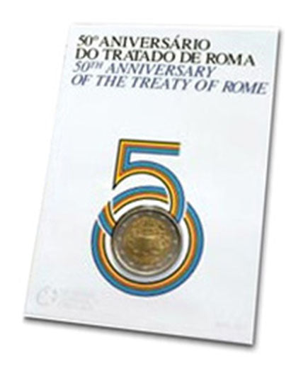 Португалия 2 € Договор от Рим 2007 Bnc