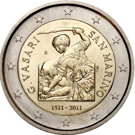 Сан Марино 2€ 2011 - Вазари