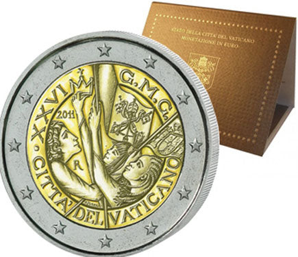 Ватикана 2€ 2011 - Дни на младежта