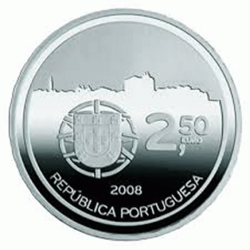 Португалия €2,50 Исторически център на Порто Прата Доказателство 2008 г