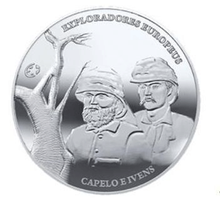 Португалия €2,50 Изследователи Капело и Ивенс 2011 г