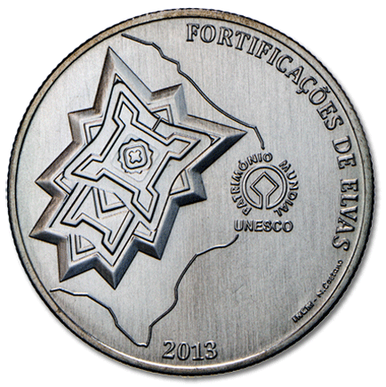 Португалия €2,50 Укрепления на Елваш 2013 г