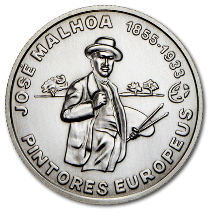 Португалия €2,50 Художник Хосе Малхоа 2012 г