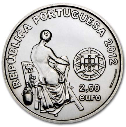 Португалия €2,50 Художник Хосе Малхоа 2012 г