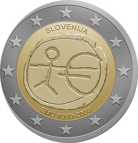 Словения 2€ E.M.U. 2009 г