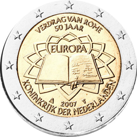 Холандия €2 Договор от Рим 2007 г