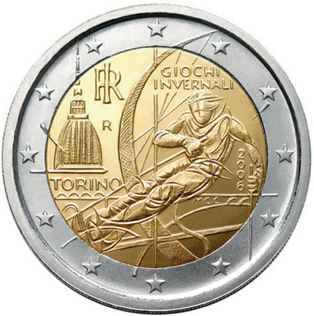 Италия 2 € Зимни олимпийски игри 2006 г