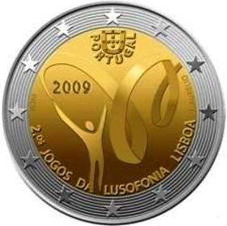 Португалия 2 € Лусофония 2009 г