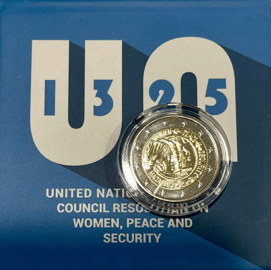 Малта 2 € Резолюция на Съвета за сигурност на ООН относно жените, мира и сигурността 2022 г. Специален случай