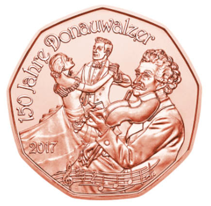 Австрия €5 Нов импулс 2017 г