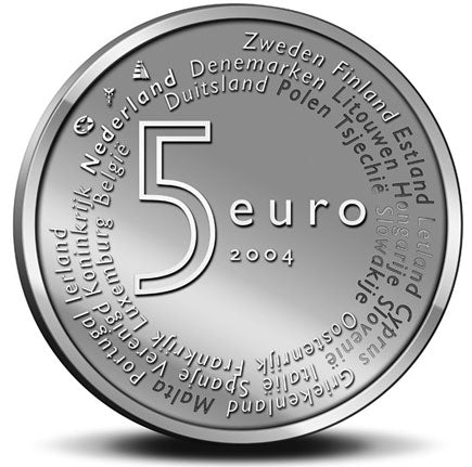 Холандия €5 Разширяване на ЕС 2004г