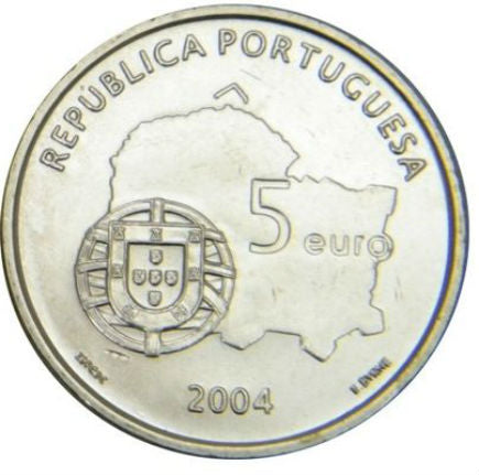Португалия 5 € Исторически център на Евора 2004 г