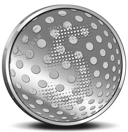 Холандия €5 60 години мир в Европа 2005 г