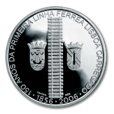 Португалия 8 € 1-ва железопътна линия Лисабон - Carregado 2006