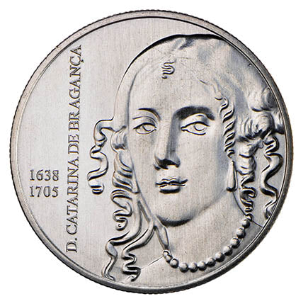Португалия 5€ Катарина де Браганса 2016г