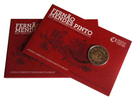 Португалия 2 € Fernão Mendes Pinto Proof 2011