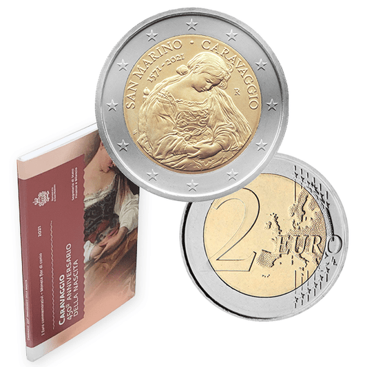 Сан Марино 2 € Караваджо 2021 г