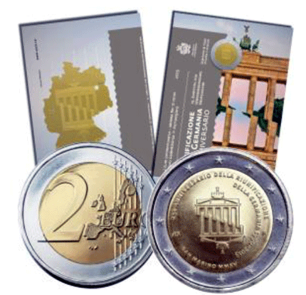 Сан Марино 2 € 25 години Обединение на Германия 2015 г