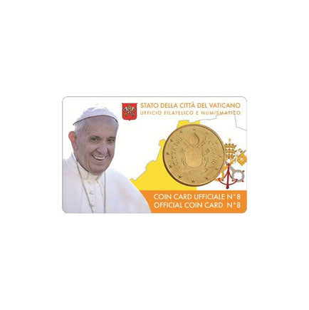 Ватикана €0,50 Coincard 2017 г