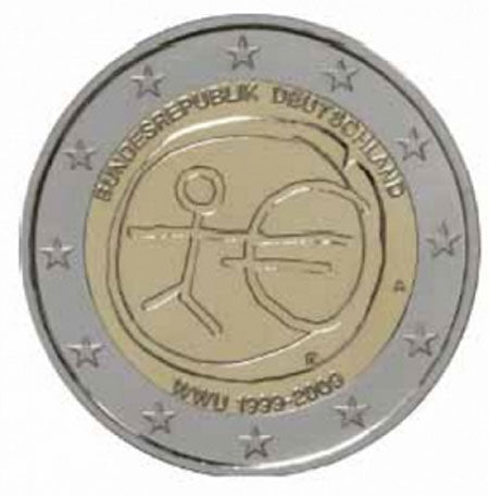 Германия 2 € E.M.U. 2009 г