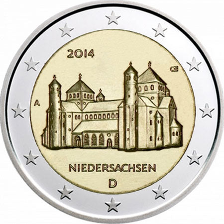 Германия 2 € Niedersachsen 2014