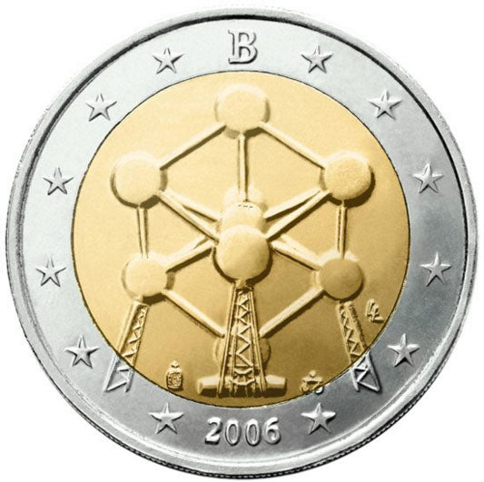 Белгия 2€ Atomo 2006г