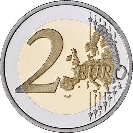 Португалия 2 € 2015 г. - 30 години европейско знаме