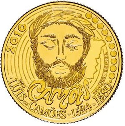 Португалия 1/4 € 2010 - Луис Камоеш