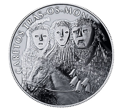 Португалия €2,5 Caretos Trás-os-Montes Silver Proof 2017 г