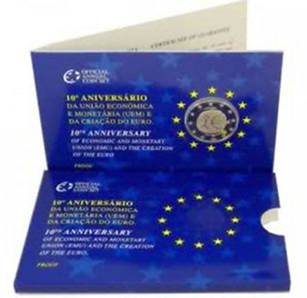 Португалия 2 € E.M.U. 2009 Доказателство - НАБЛЮДЕНИЯ