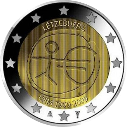Люксембург 2 € E.M.U. 2009 г