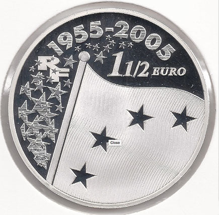 Франция €1,50 Европа 2005г