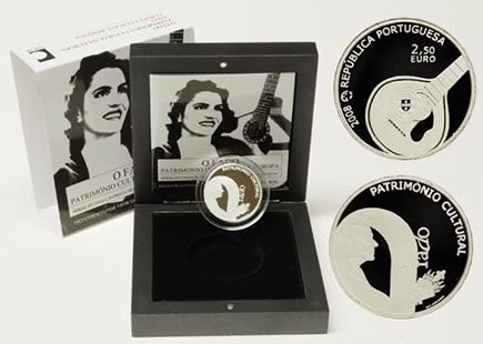 Португалия €2,50 Fado Proof 2008