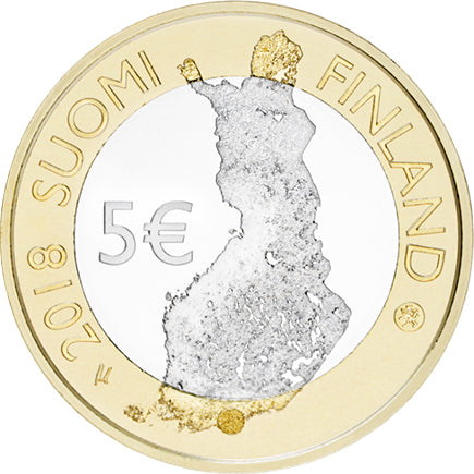 Финландия 5 € морски Хелзинки 2018 г