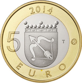 Финландия €5 Кукувица от Карелия Proof 2014